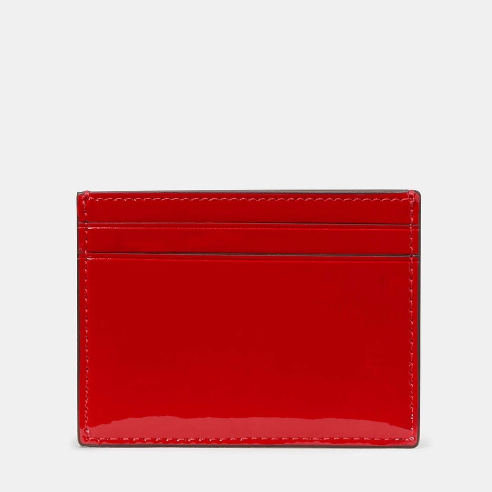 NWT Kate Spade Bridget Patent Small Slim Card Holder in KS Bright Red - Picture 3 of 9